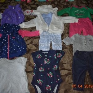 Carter's Baby Girl Clothes 3 Months Bundle